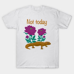 Not Today Gecko - Mustard T-Shirt